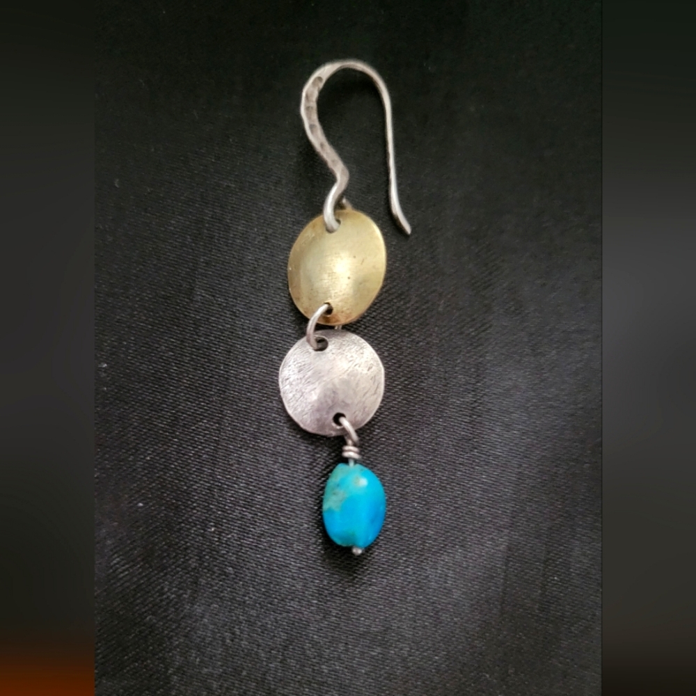 Silpada Sterling Silver & Turquoise Earring